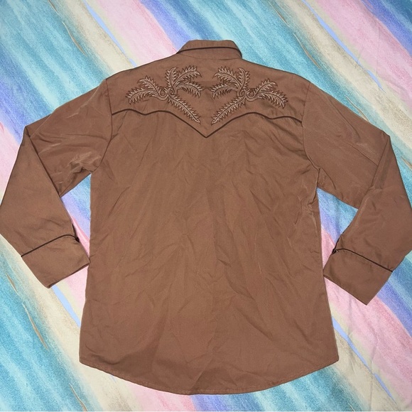 Scully Western Shirt Men’s size M Bootstitch Embroidery - Picture 5 of 6